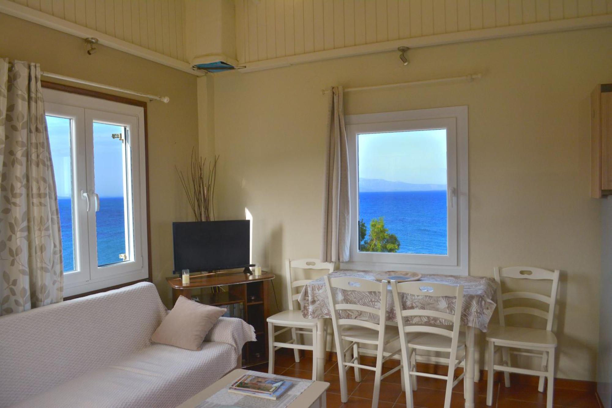 Aegean Bliss Residences Karfas Bagian luar foto